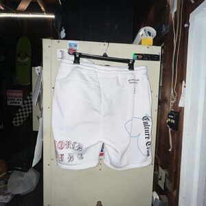 NEW Brooklyn Cloth Co White Shorts with embroidery UNUSED XL